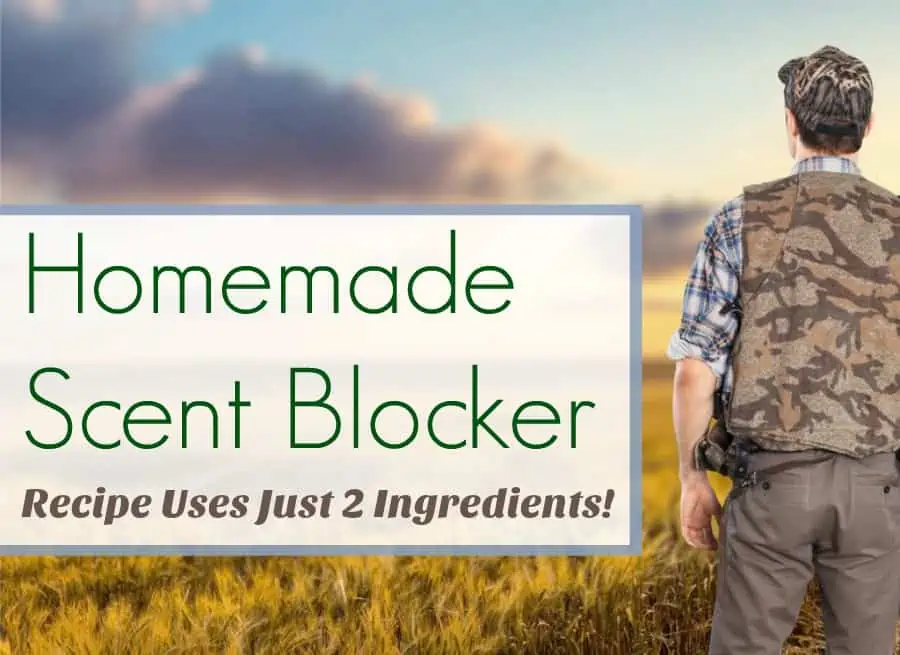 Homemade scent blocker recipe using just 2 ingredients.