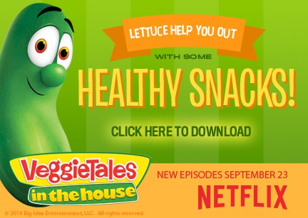 Free VeggieTales Fresh, Healthy Activity Sheets