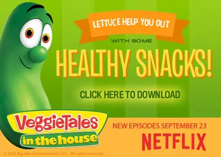 Free VeggieTales Fresh, Healthy Activity Sheets