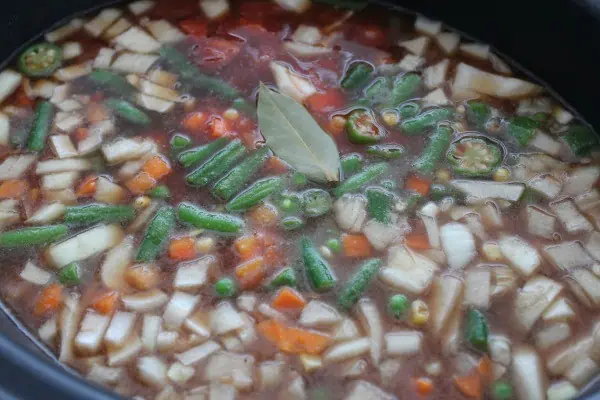 Veggies used in a homemade beef stew