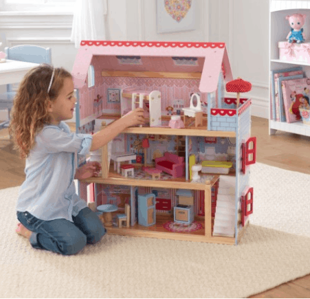 Kidkraft Chelsea Dollhouse With Furniture 40 22 Free Shipping