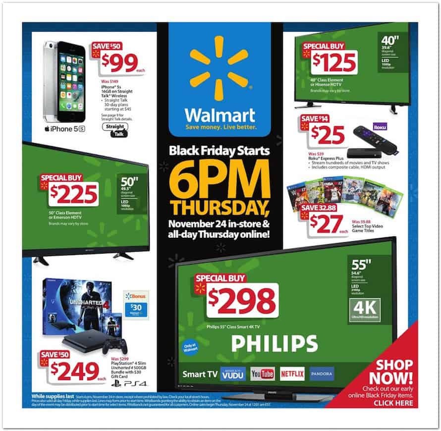 Walmart Black Friday Deals 2016