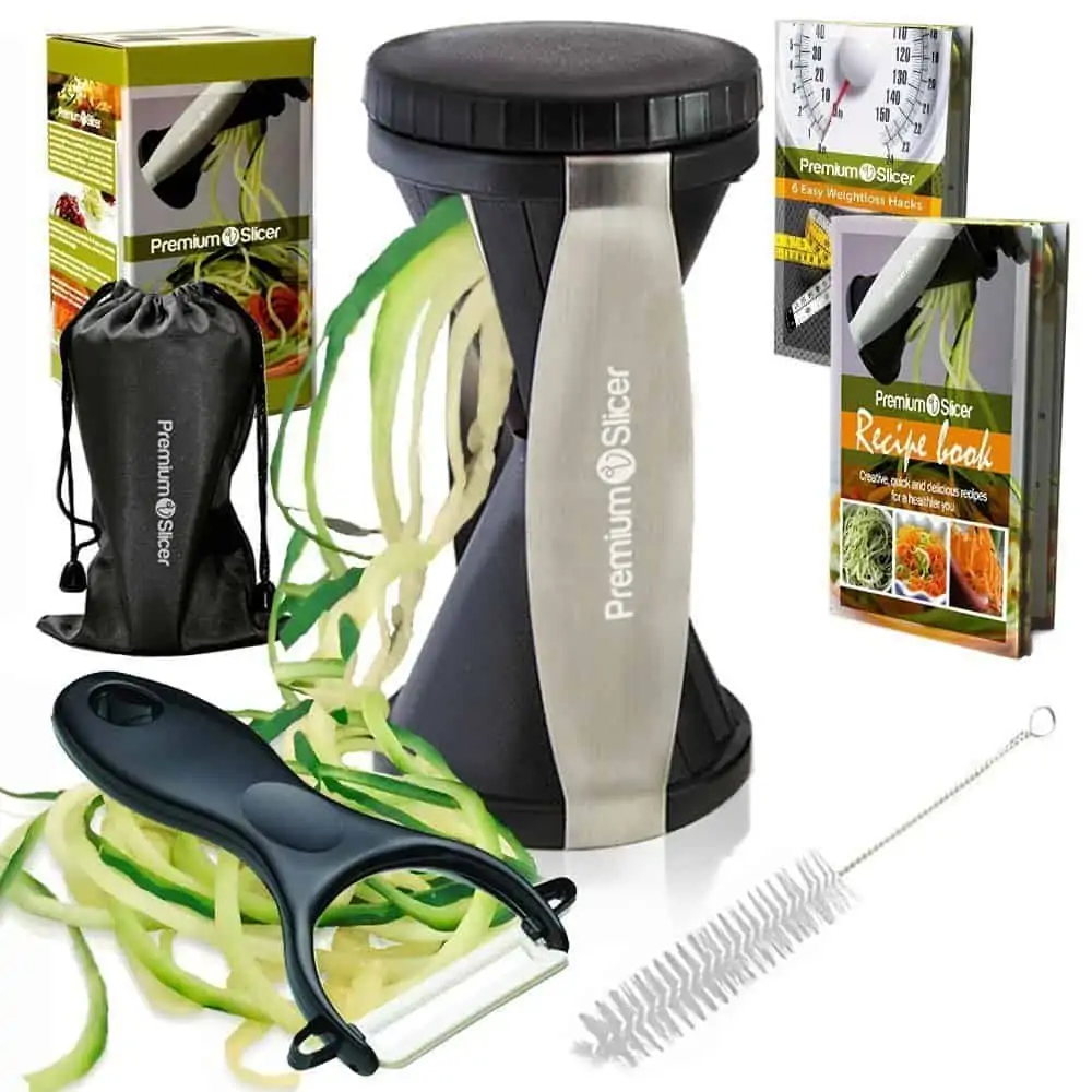 premium vegetable spiralizer bundle.