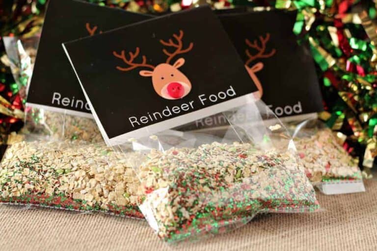 "Magic" Reindeer Food Recipe & Printable Poem