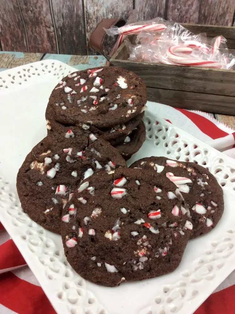 Peppermint Hot Cocoa Cookies (Easy Recipe)