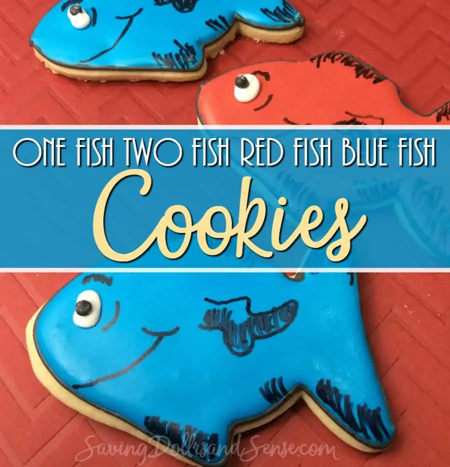 One Fish Two Fish Red Fish Blue Fish Cookies