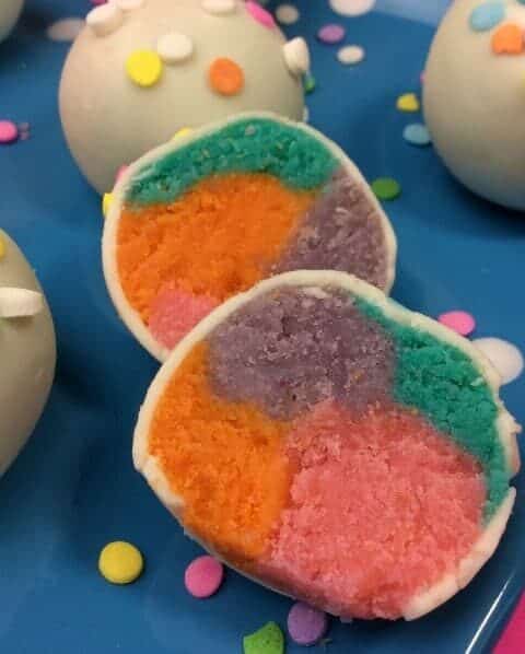 Rainbow Cake Balls Recipe