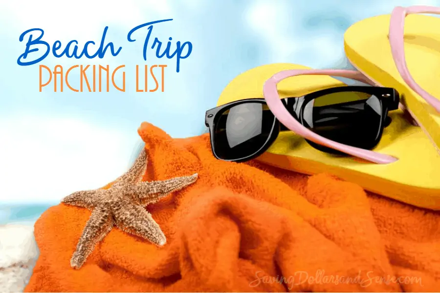 Beach Trip Packing List