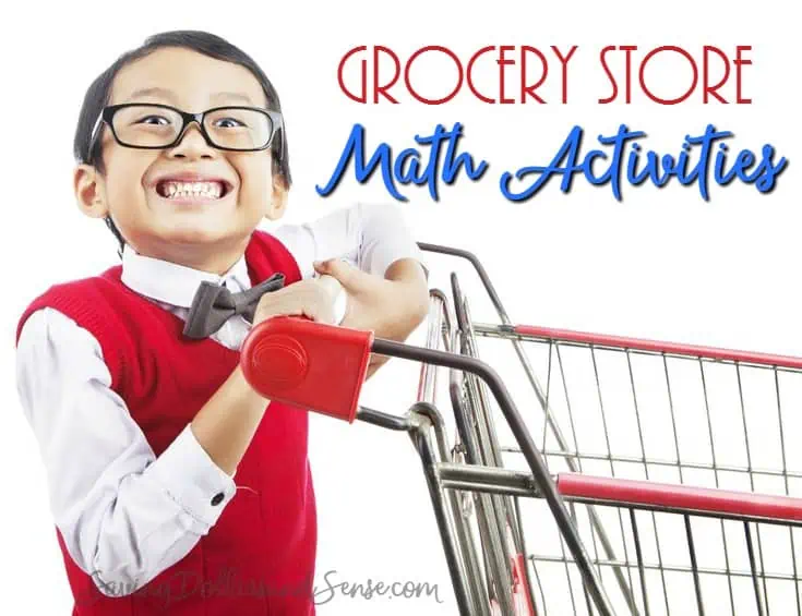 Grocery Store Math Activities