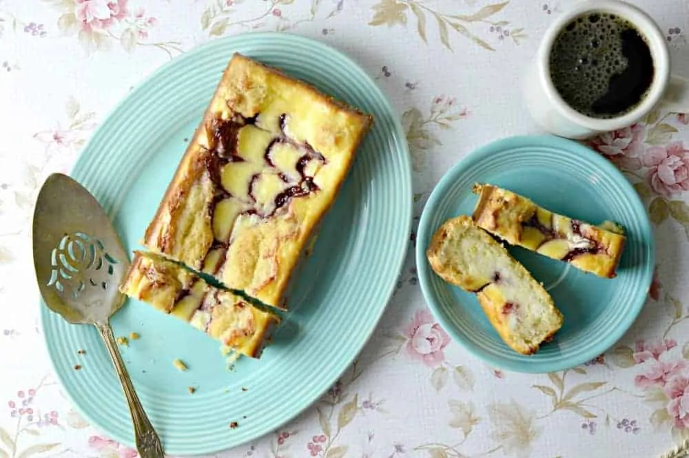 Raspberry Cheesecake Swirl Loaf