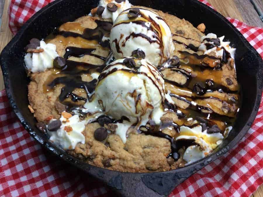 Cast Iron Skillet Cookie Recipe - Saving Dollars and Sense