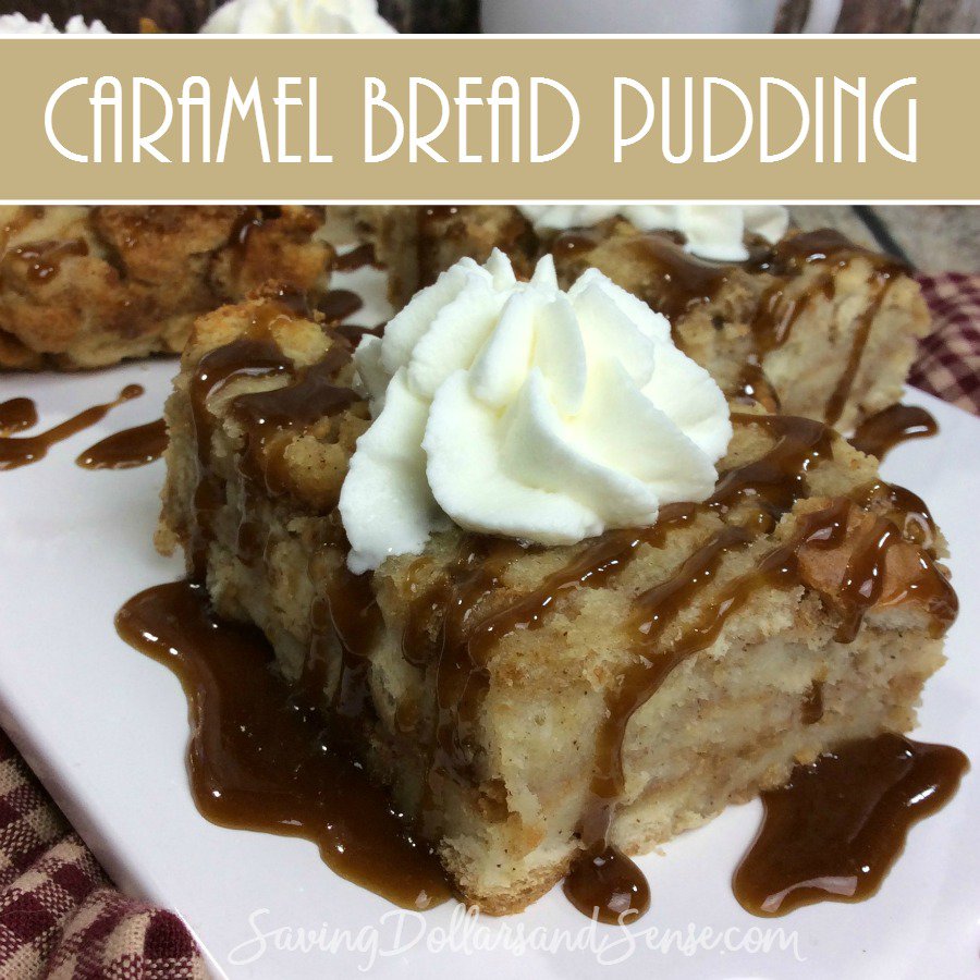 How to Make a Bread Pudding with Caramel Sauce