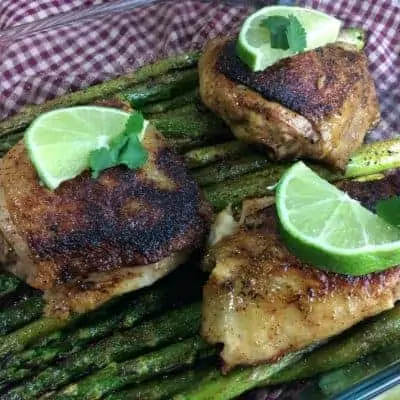 Citrus Chicken and Asparagus dinner recipe