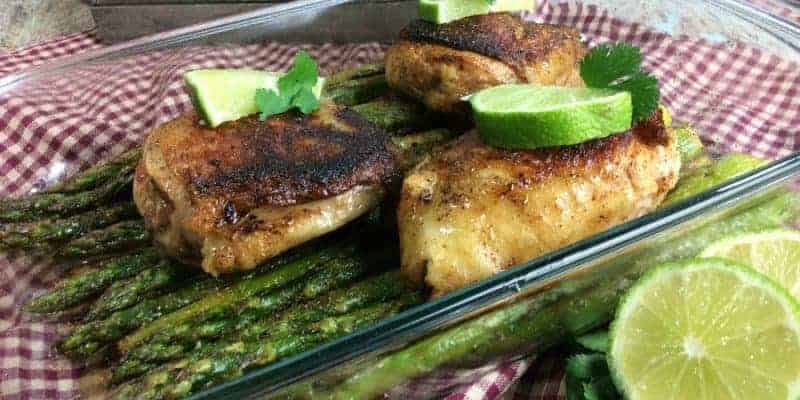 One Skillet Citrus Chicken and Asparagus recipe