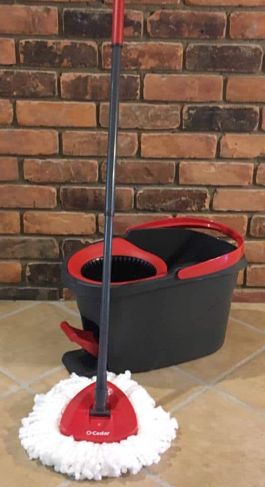 O-cedar easy wring spin mop.