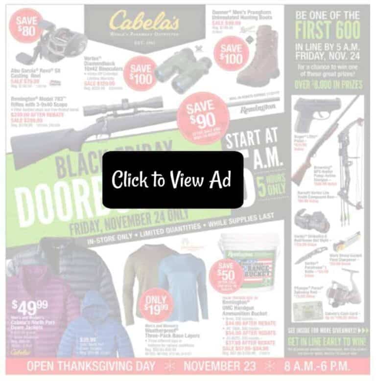 Cabelas Black Friday Ad Scan