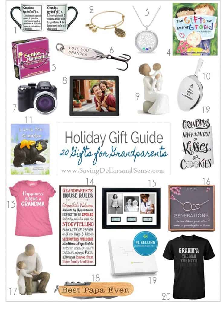 20 Sentimental Gift Ideas for Grandparents - Saving Dollars & Sense