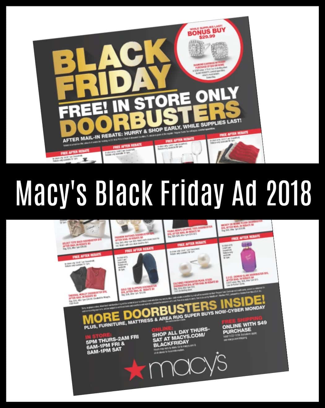 Macy's Black Friday Sales 2018 (Just Released!) - Saving Dollars & Sense