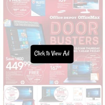 Office Depot & Office Max Black Friday Ad Scan
