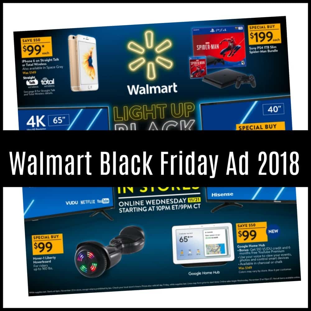 2018 Walmart Black Friday Sales (Just Released!) - Saving Dollars & Sense