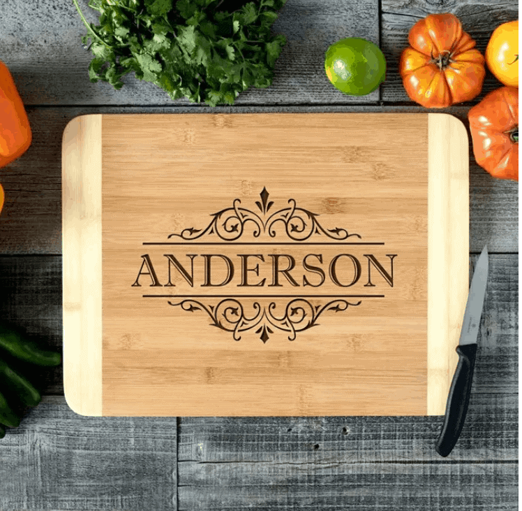 Personalized Bamboo Cutting Boards