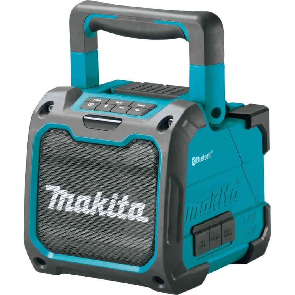 Makita Bluetooth job site speaker.