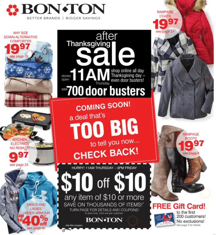 bon Ton Black Friday Ad Scan