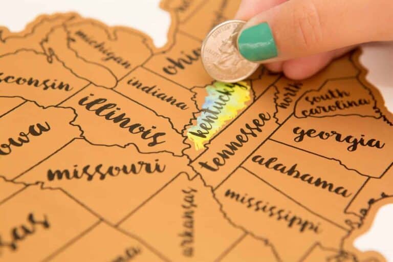 Who Wouldn't Want This Watercolor Travel Map?