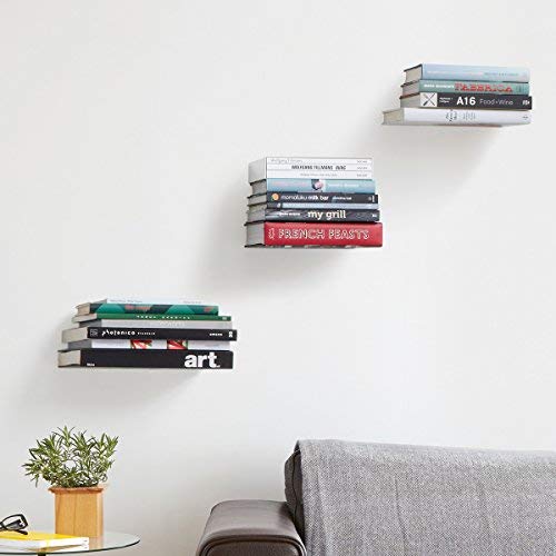 Umbra conceal floating bookshelf.