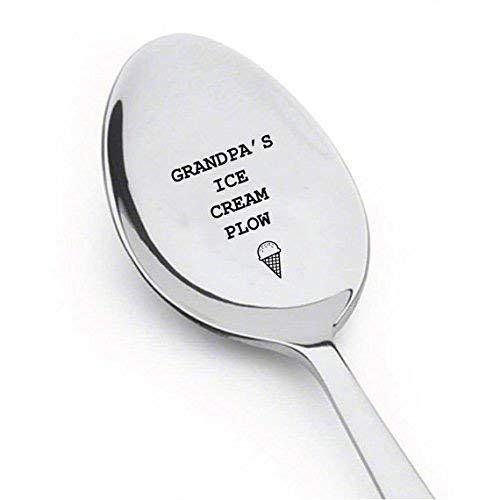 grandpa\'s ice cream plow spoon.