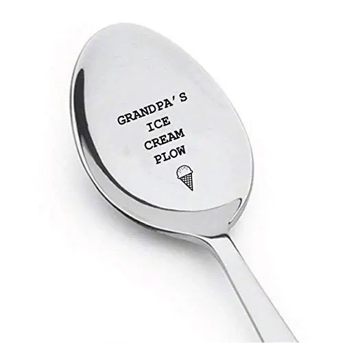 grandpa\'s ice cream plow spoon.
