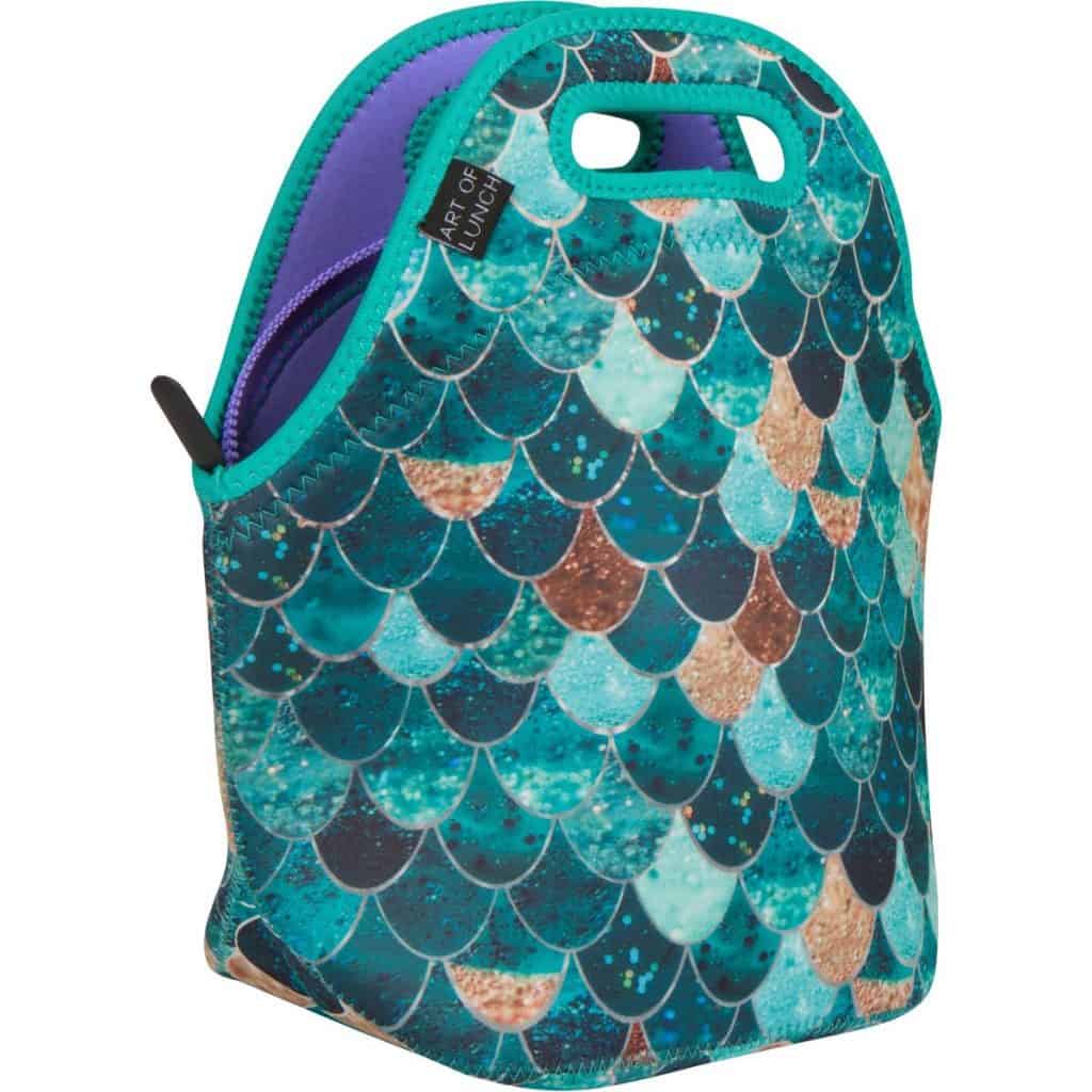 Mermaid lunch bag.