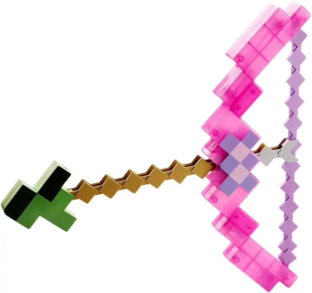 Enchanted bow and arrow from minecraft