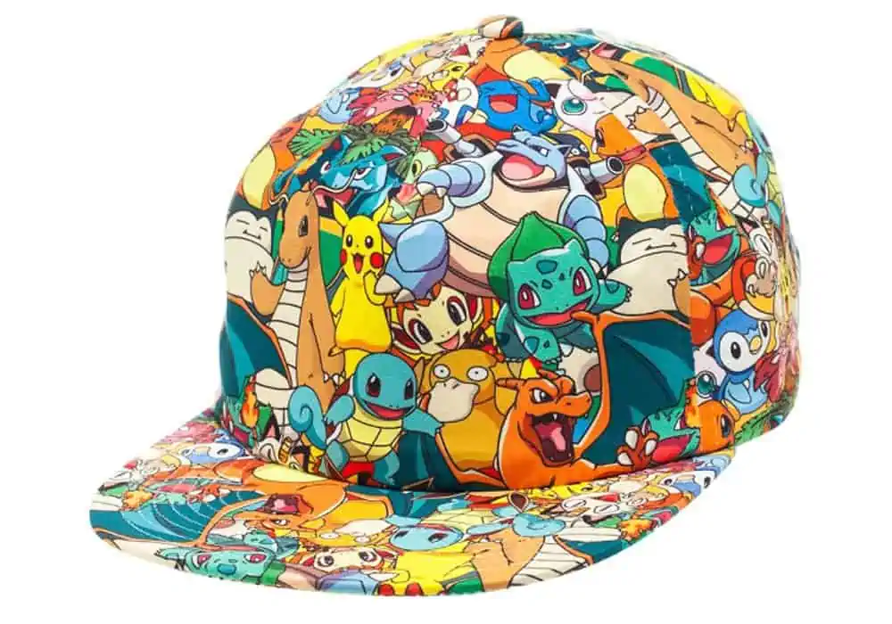 Bioworld Pokemon all over cap.