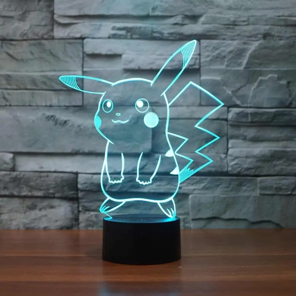 Pokemon Pikachu 3D LED Nightlight.