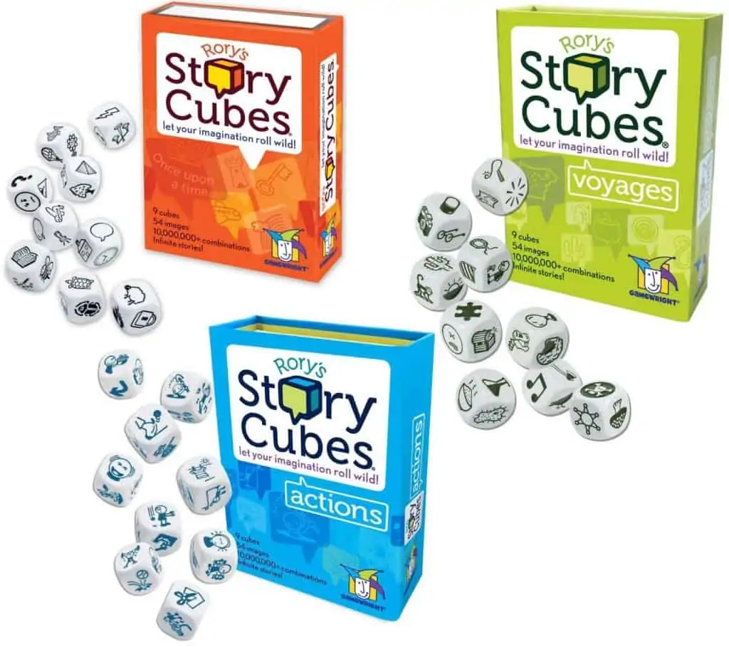 Rory\'s story cubes.