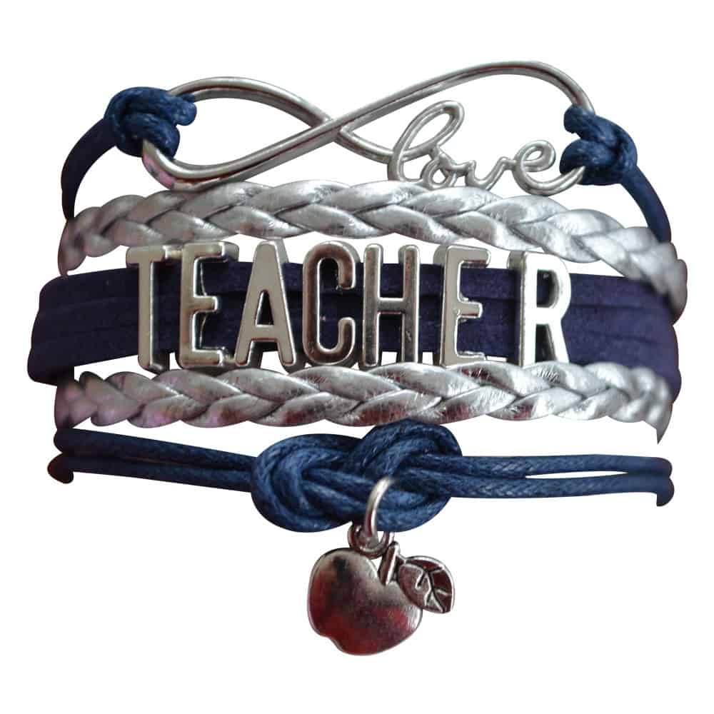 Infinity collection teacher bracelet.