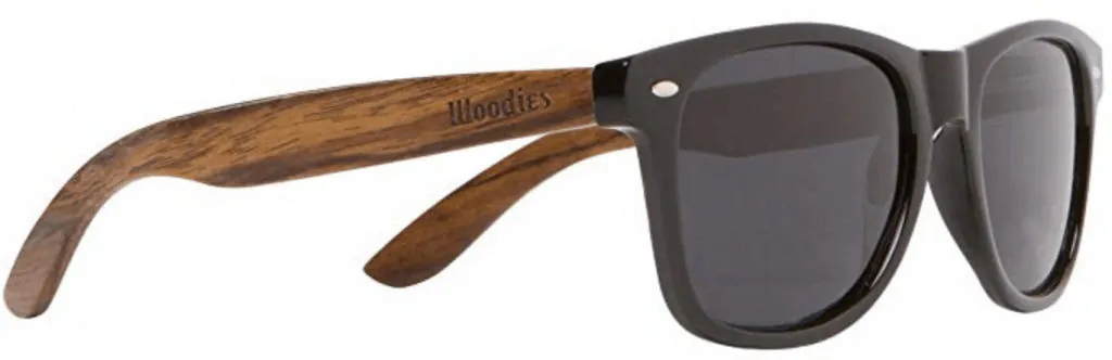 Woodies walnut sunglasses.