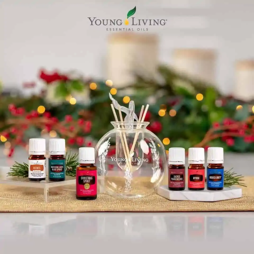 Christmas essential oils from Young Living.