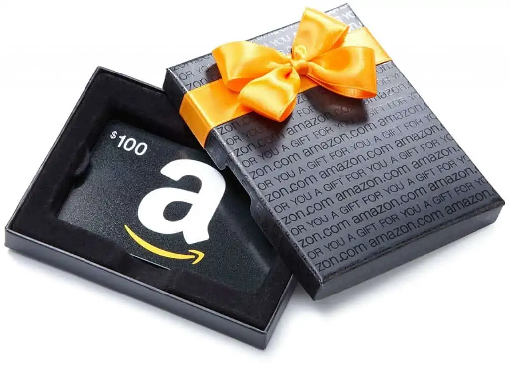 Amazon gift card.
