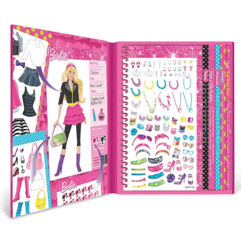 Barbie fashion angels sticker stylist.