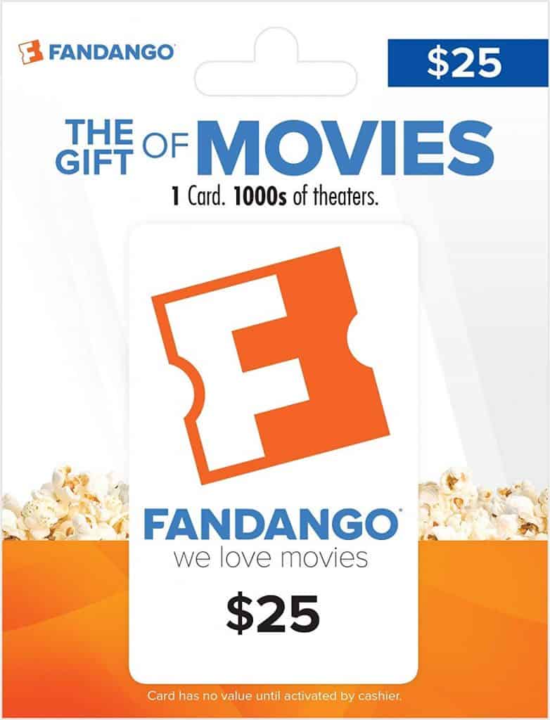 Fandango gift card.