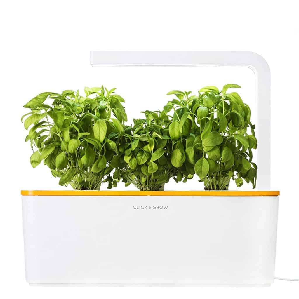 Click and grow indoor herb garden.
