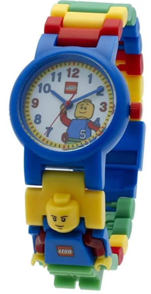 kids minifigure build-able watch.