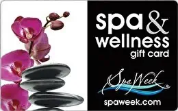 Massage and wellness gift card.