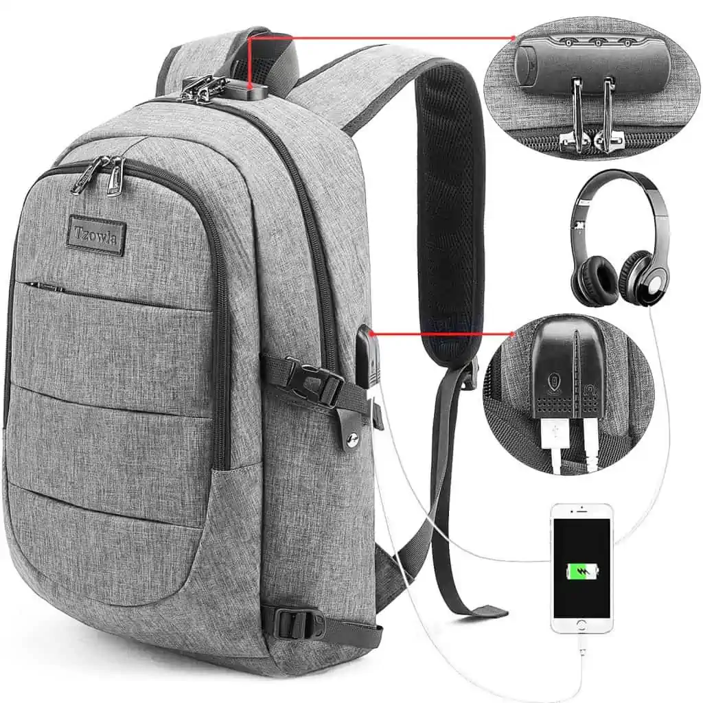 Tzowla laptop backpack.