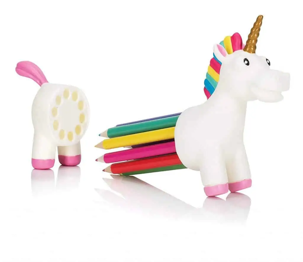 Unicorn colored pencil set.