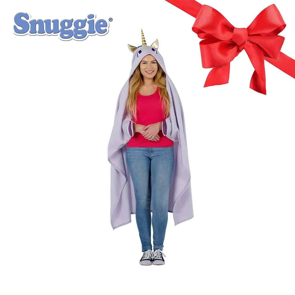Unicorn snuggie blanket.
