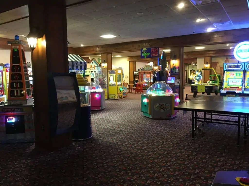 Family game room at Bavarian Inn Frankenmuth