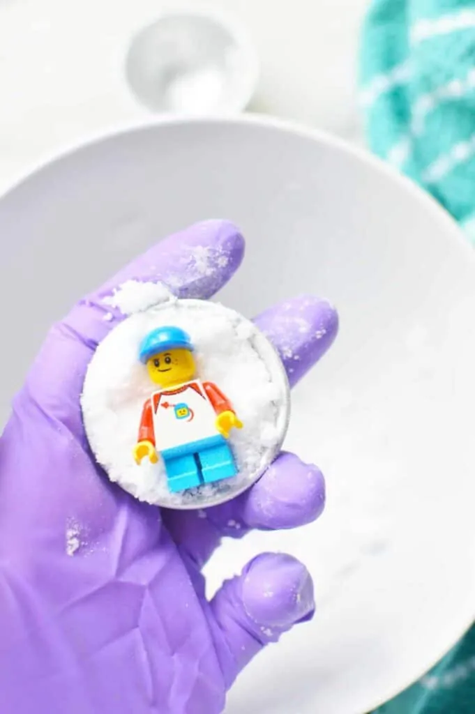 Calming Bath Fizzies for Kids With Lego toy Inside